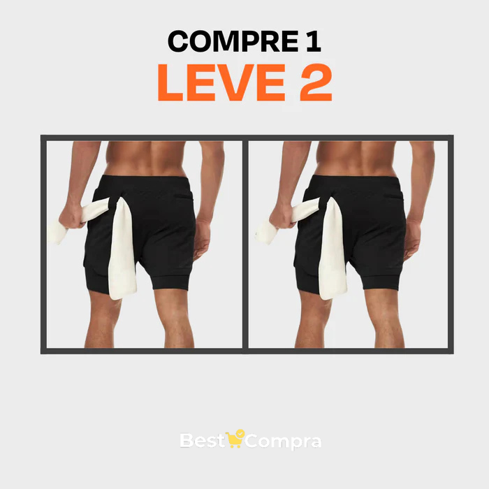 Shorts Dry-Fit BEST - Compre 1 e Leve 2.