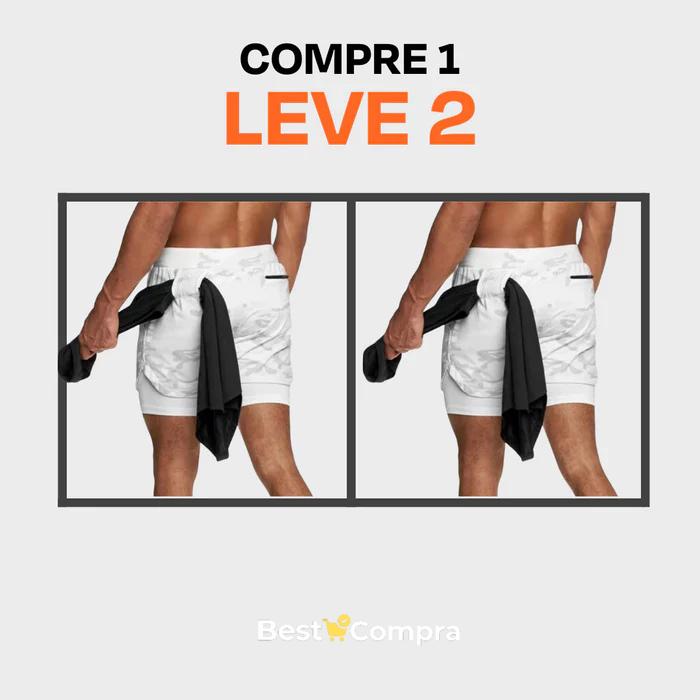 Shorts Dry-Fit BEST - Compre 1 e Leve 2.