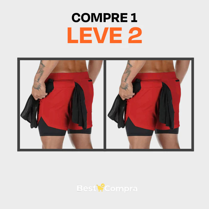 Shorts Dry-Fit BEST - Compre 1 e Leve 2