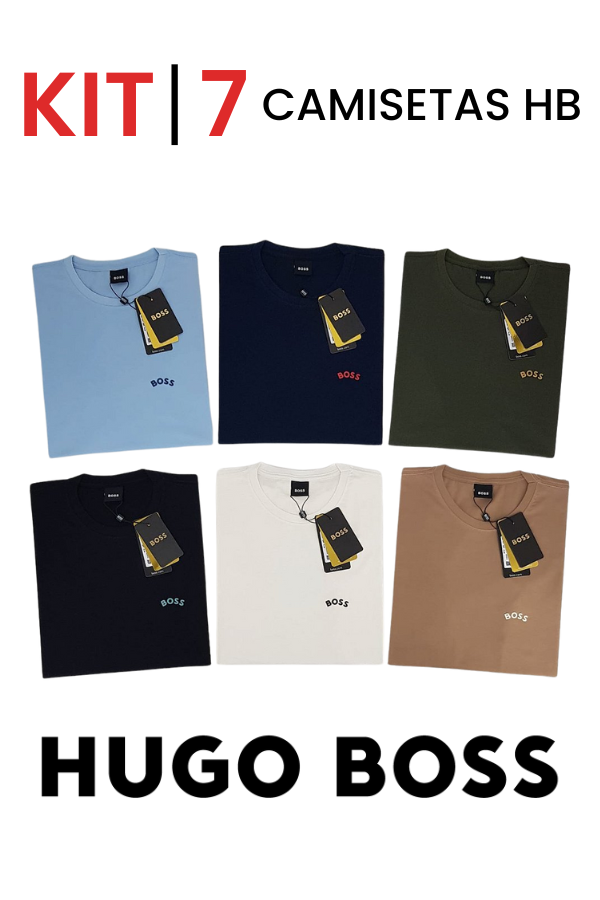 Kit 7 Camisetas HB Arch - Cores Mistas | ÚLTIMAS UNIDADES