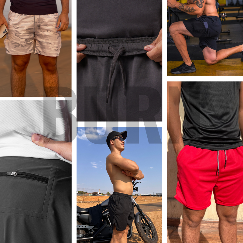 Shorts Dry-Fit BURN - [Compre 1 e Leve 2]