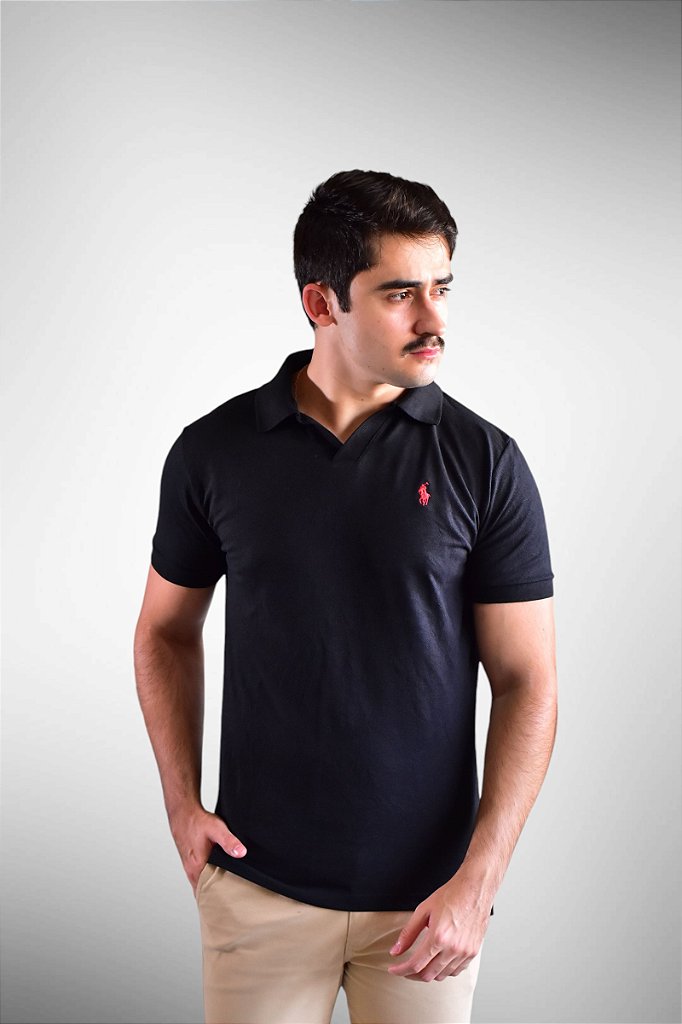 Kit 3 Camisas Gola Polo RL V-Neck