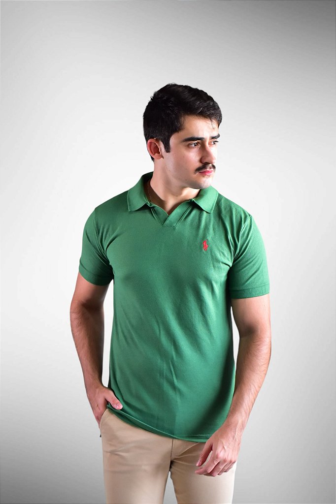 Kit 3 Camisas Gola Polo RL V-Neck