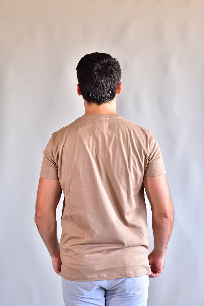 Camiseta Boss Basic Arch - Cáqui