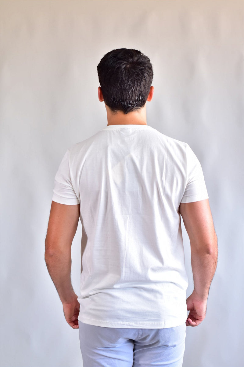 Camiseta Boss Basic Arch - Off White